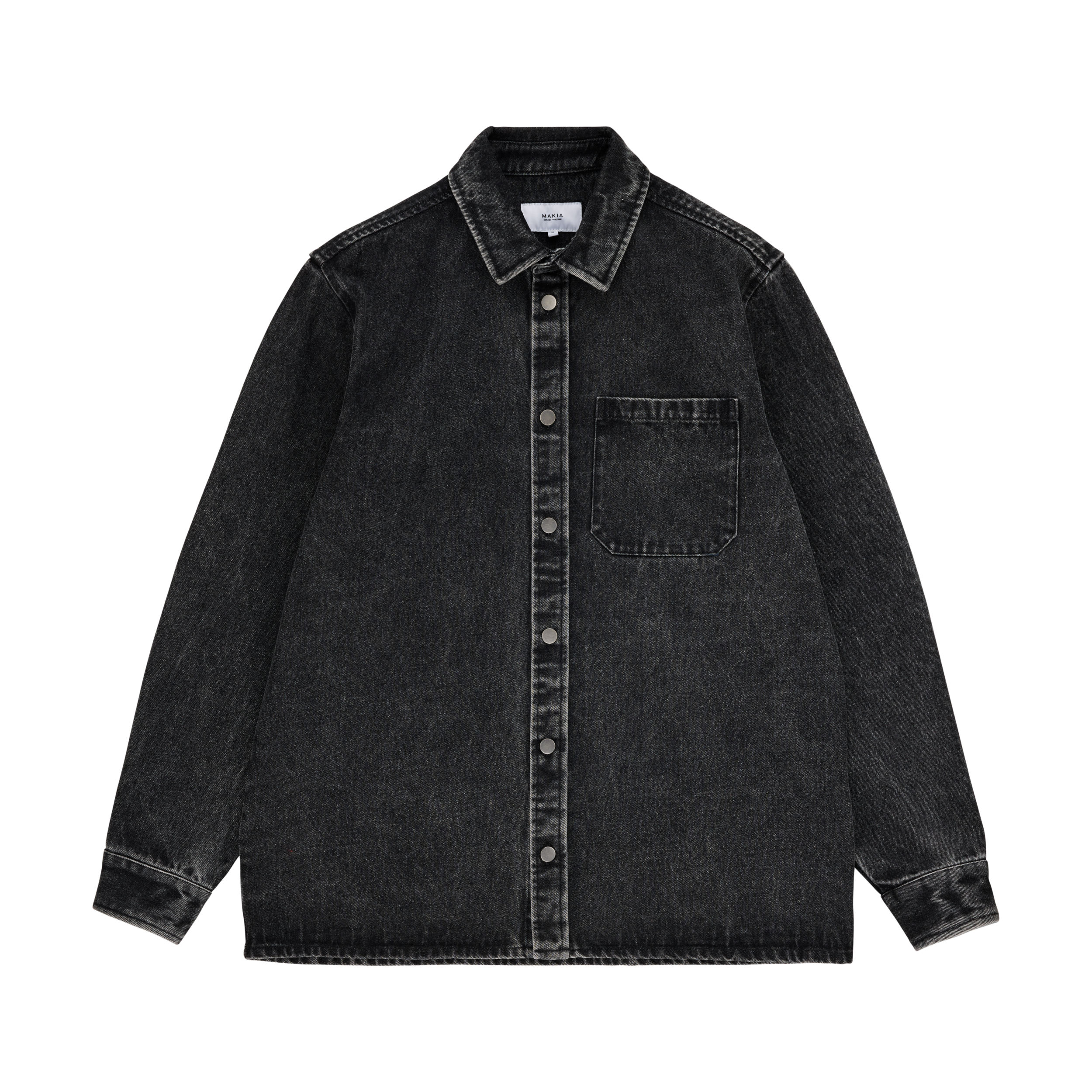 M60197_996_XXL; M60197_996_XL; M60197_996_S; M60197_996_M; M60197_996_L; Makia Denim Overshirt  /  
