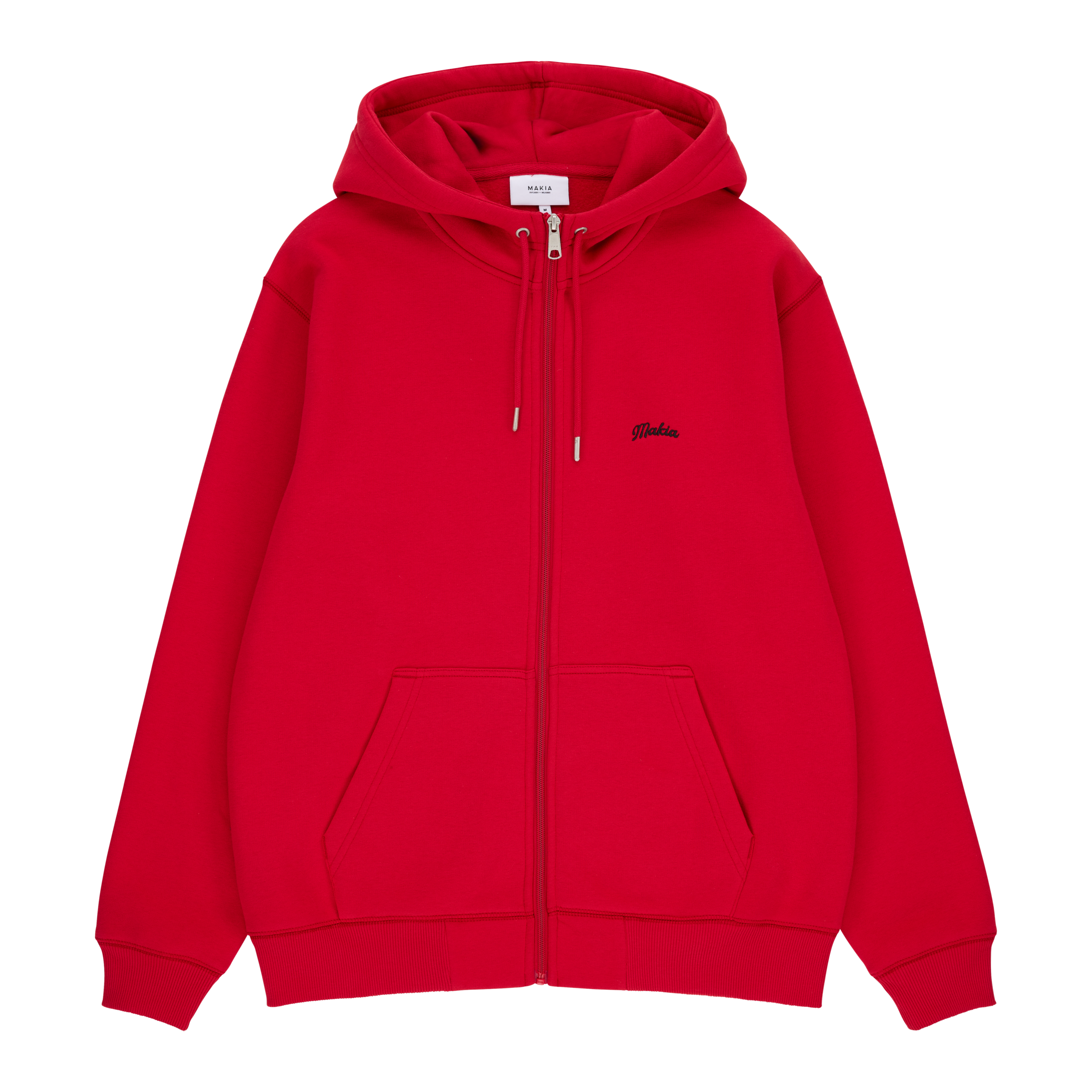 M40202_460_L; M40202_460_M; M40202_460_S; M40202_460_XL; M40202_460_XXL; Makia Hallmark Hooded Zip Sweatshirt  /  