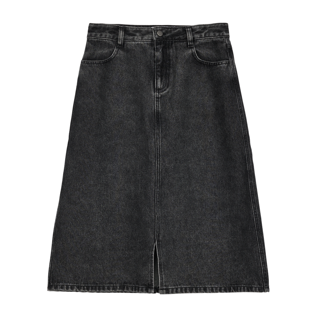 W71039_996_M; W71039_996_L; W71039_996_XXL; W71039_996_S; W71039_996_XL; W71039_996_XS; Makia Janet Denim Skirt  /  