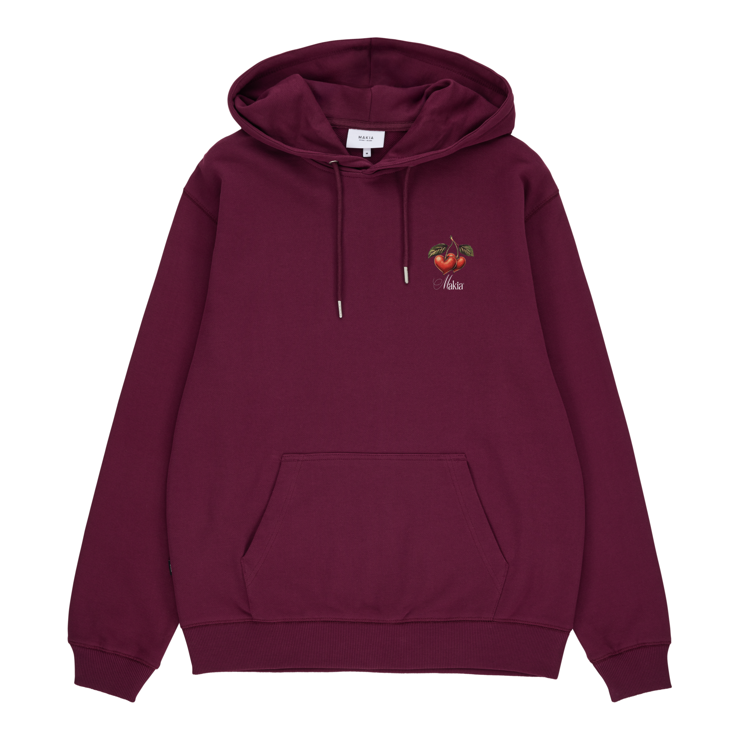M40200_474_L; M40200_474_S; M40200_474_XL; M40200_474_XXL; M40200_474_M; Makia Cherry Hooded Sweatshirt  /  
