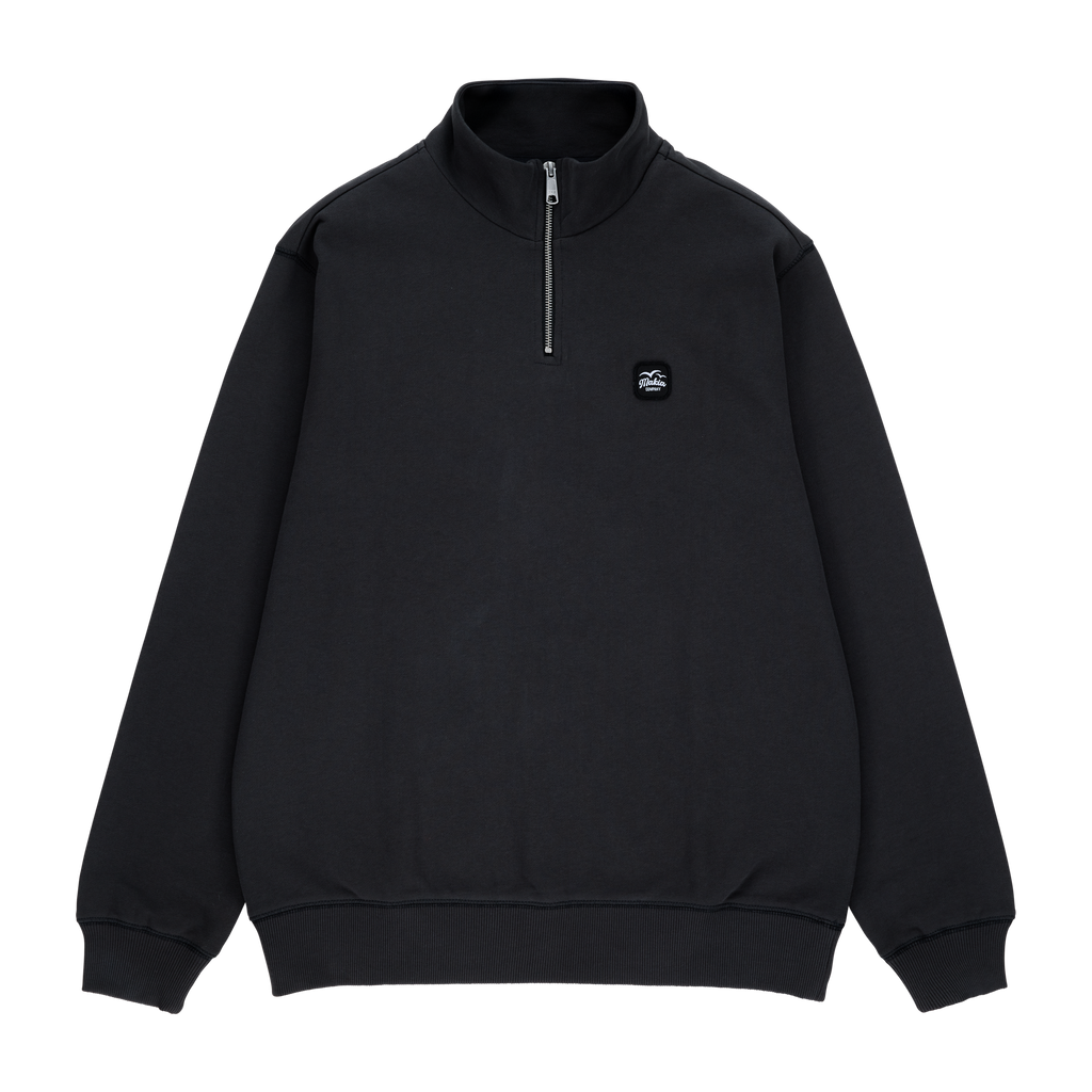 M41308_997_XL; M41308_997_L; M41308_997_M; M41308_997_S; M41308_997_XXL; Makia Patch Half Zip Sweatshirt  /  