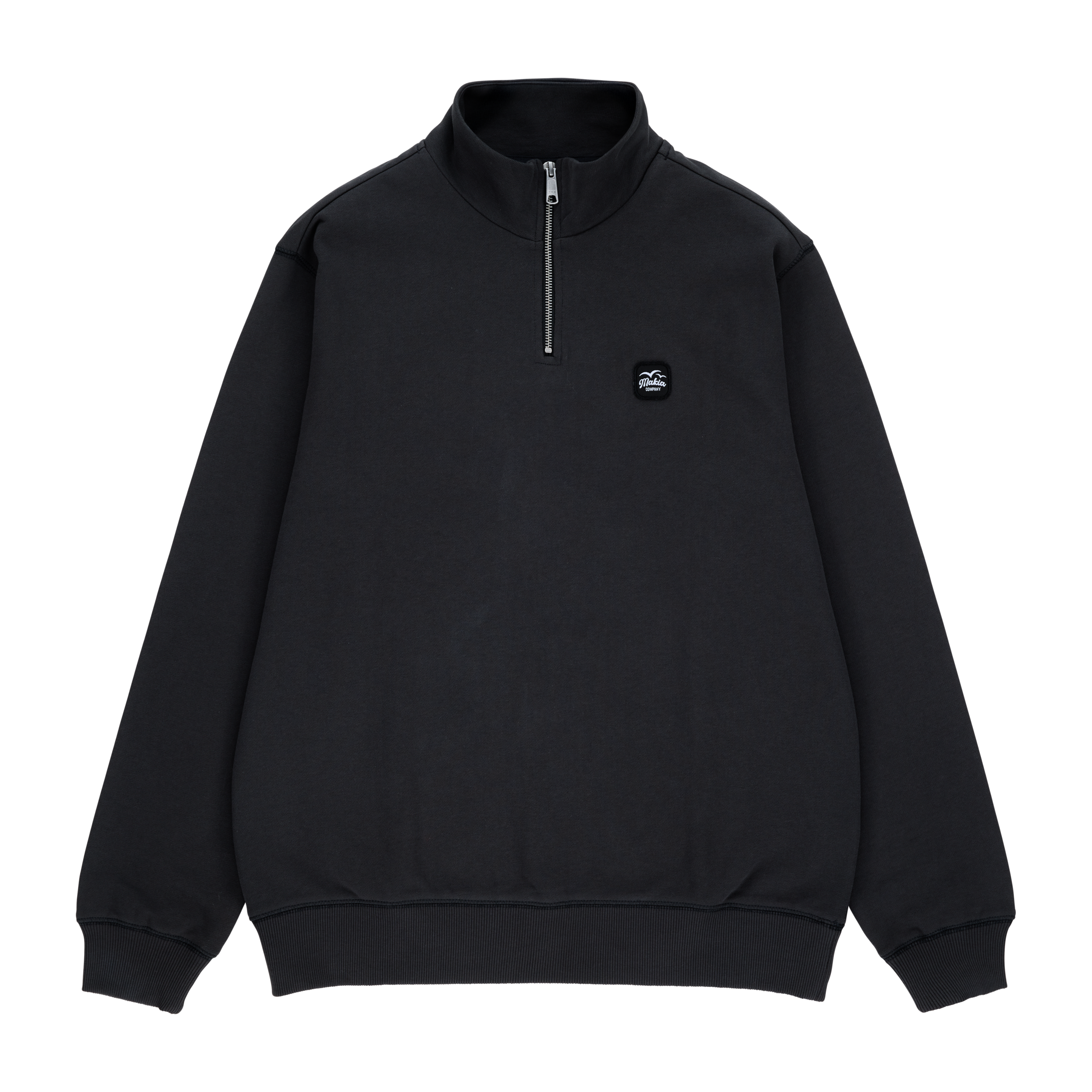 M41308_997_XL; M41308_997_L; M41308_997_M; M41308_997_S; M41308_997_XXL; Makia Patch Half Zip Sweatshirt  /  