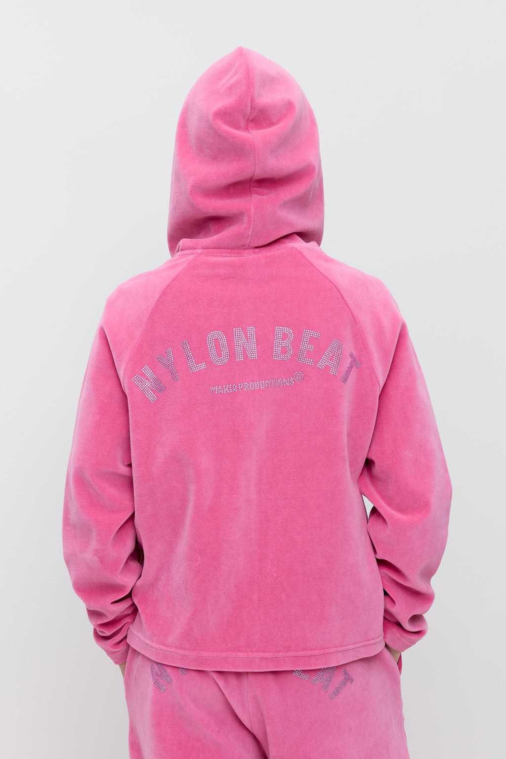Nylon Zip Hoodie