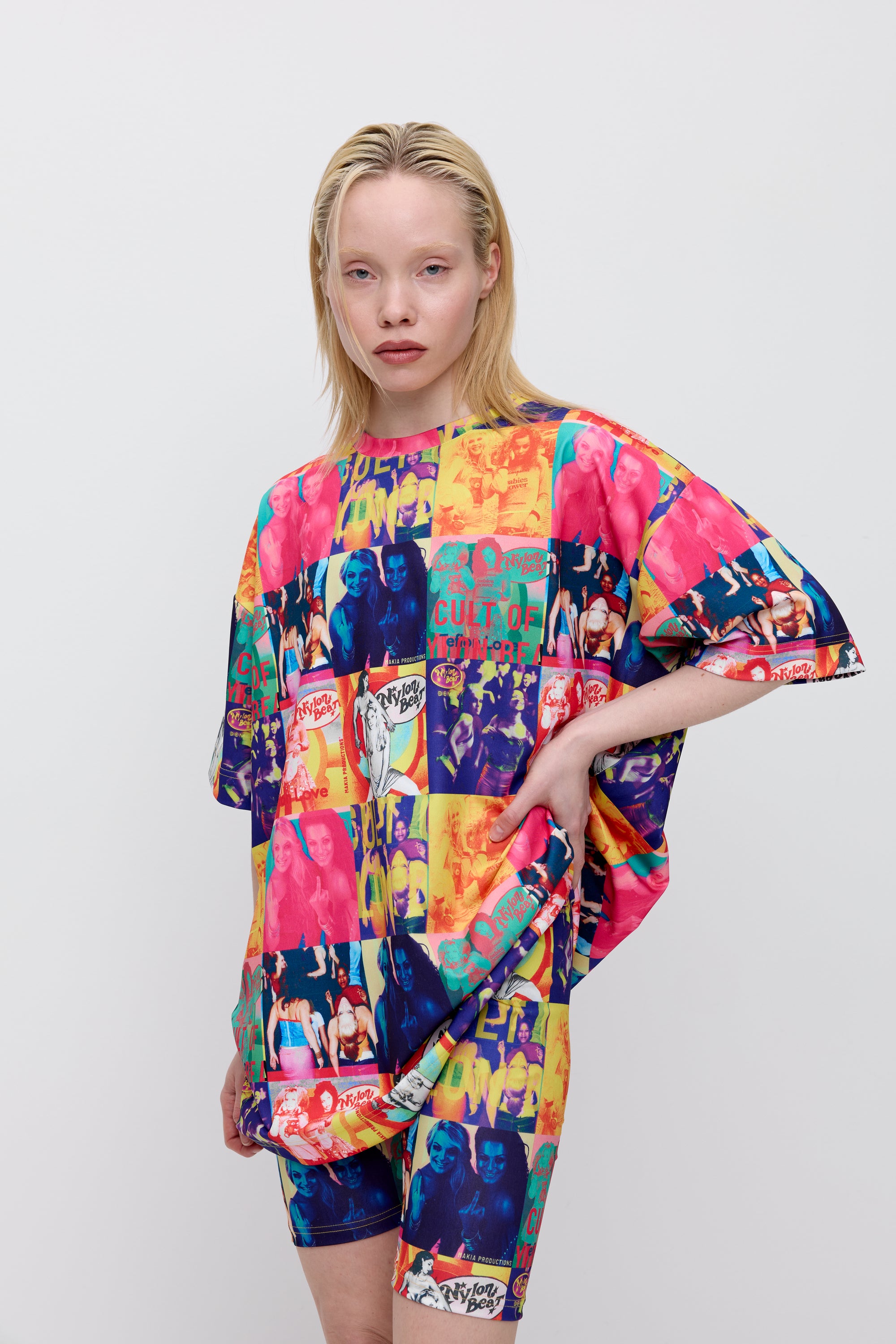 Nylon Oversized T-shirt