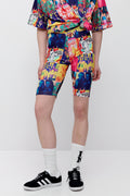 Nylon Biker Shorts