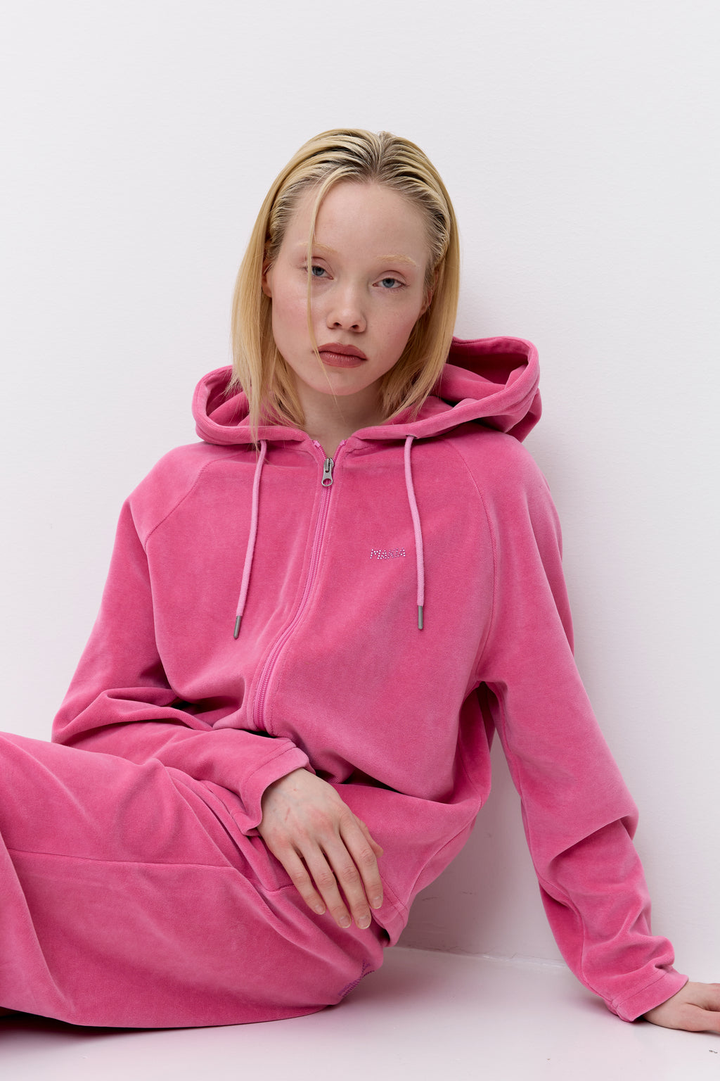 Nylon Zip Hoodie