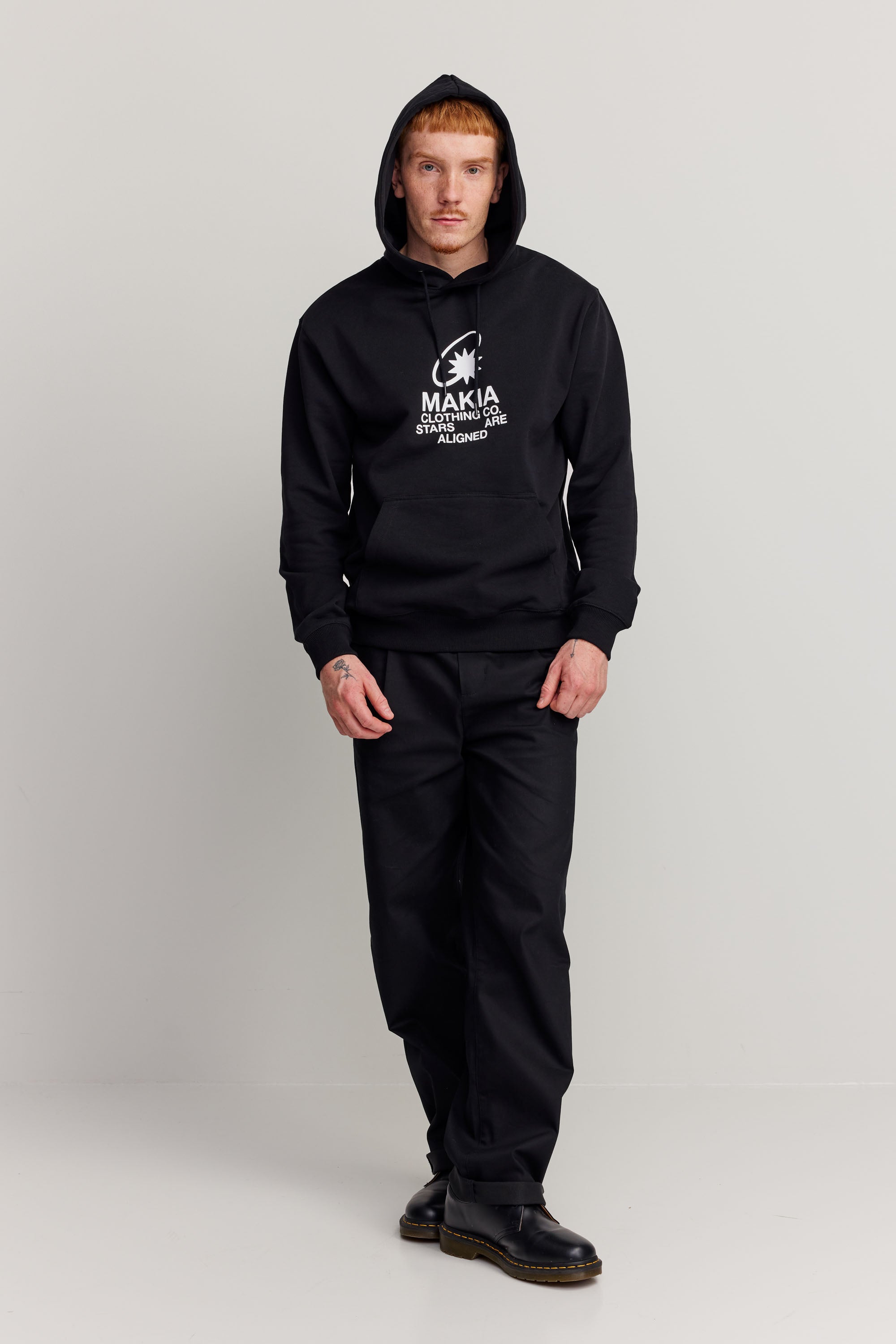 Aligned Hooded Sweatshirt