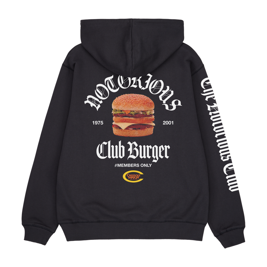 Club Burger Hooded Sweatshirt