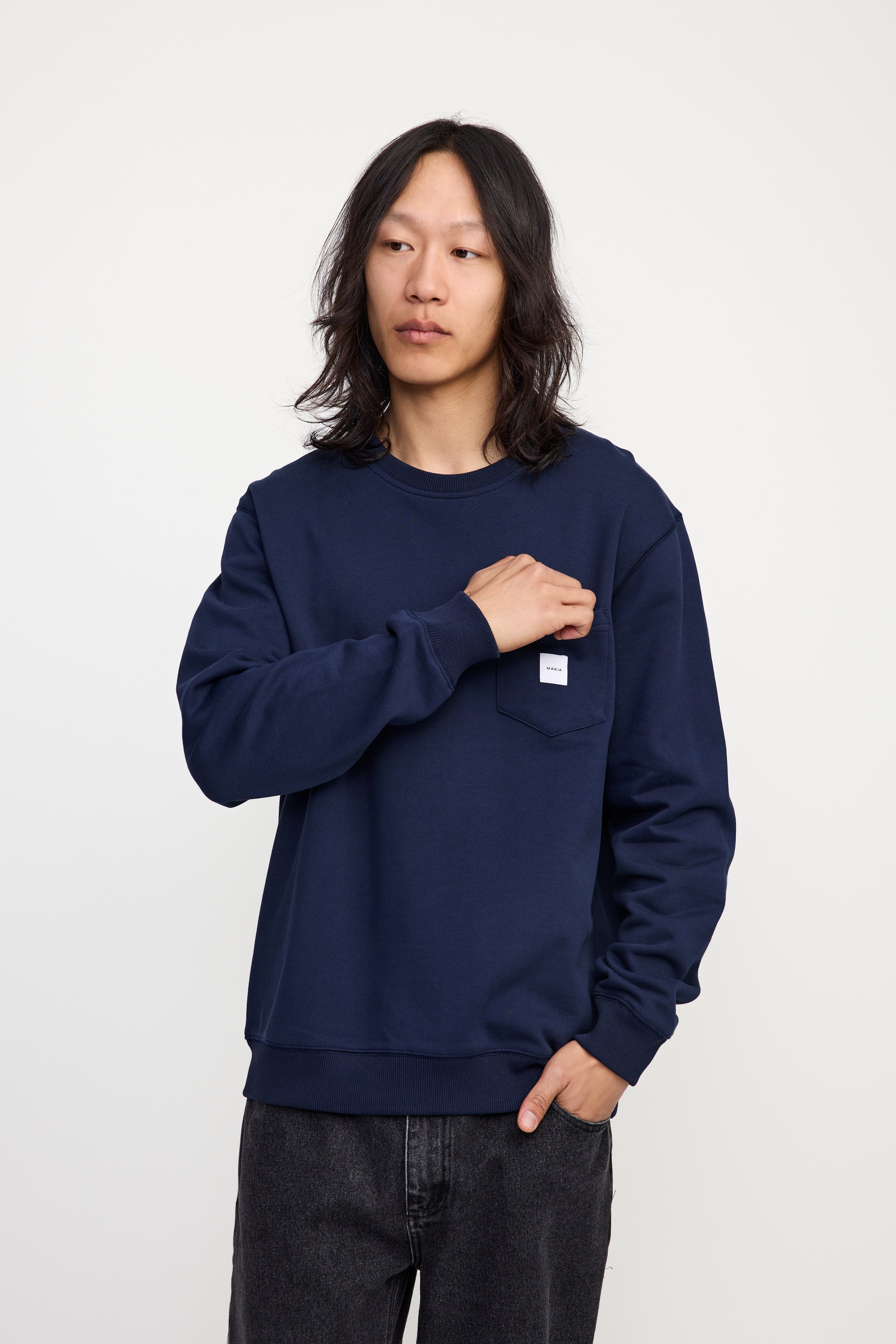 Square Pocket Sweatshirt