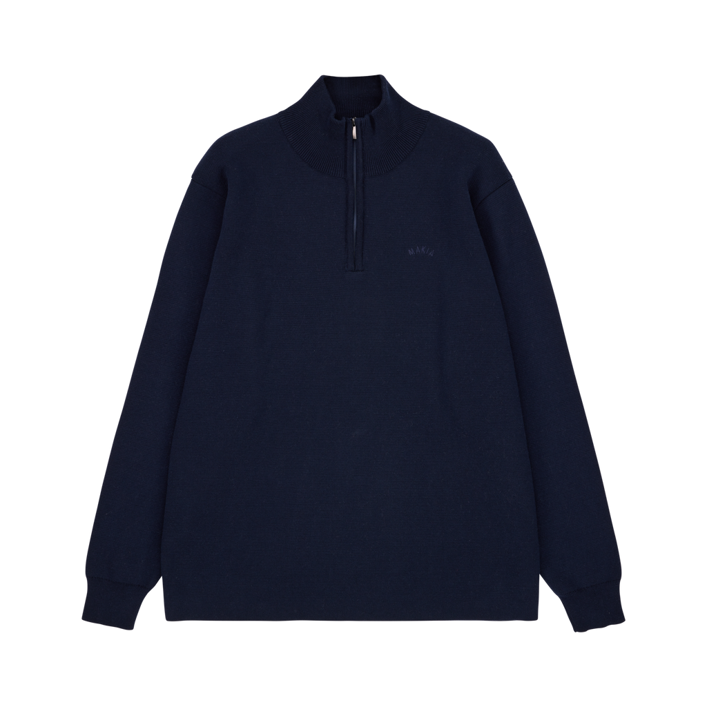 Coal Half Zip Knit