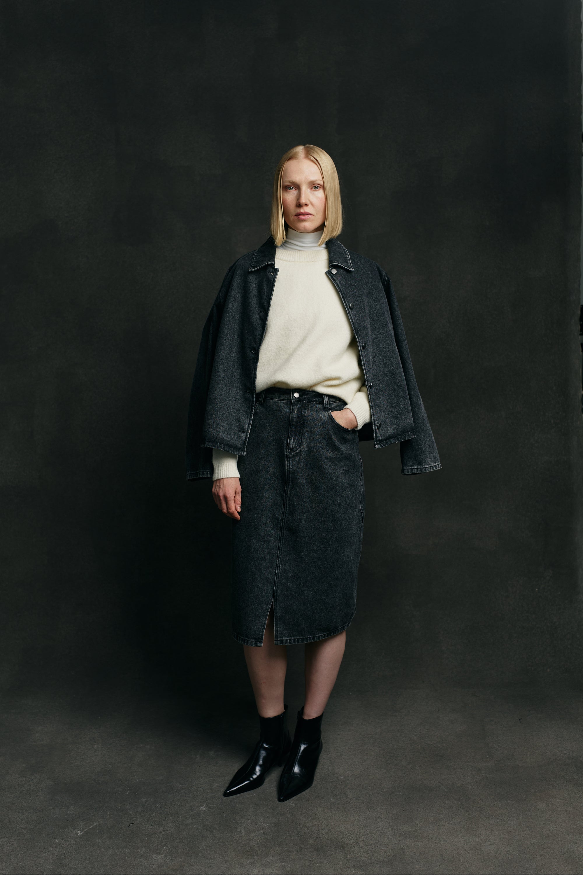 Janet Denim Skirt