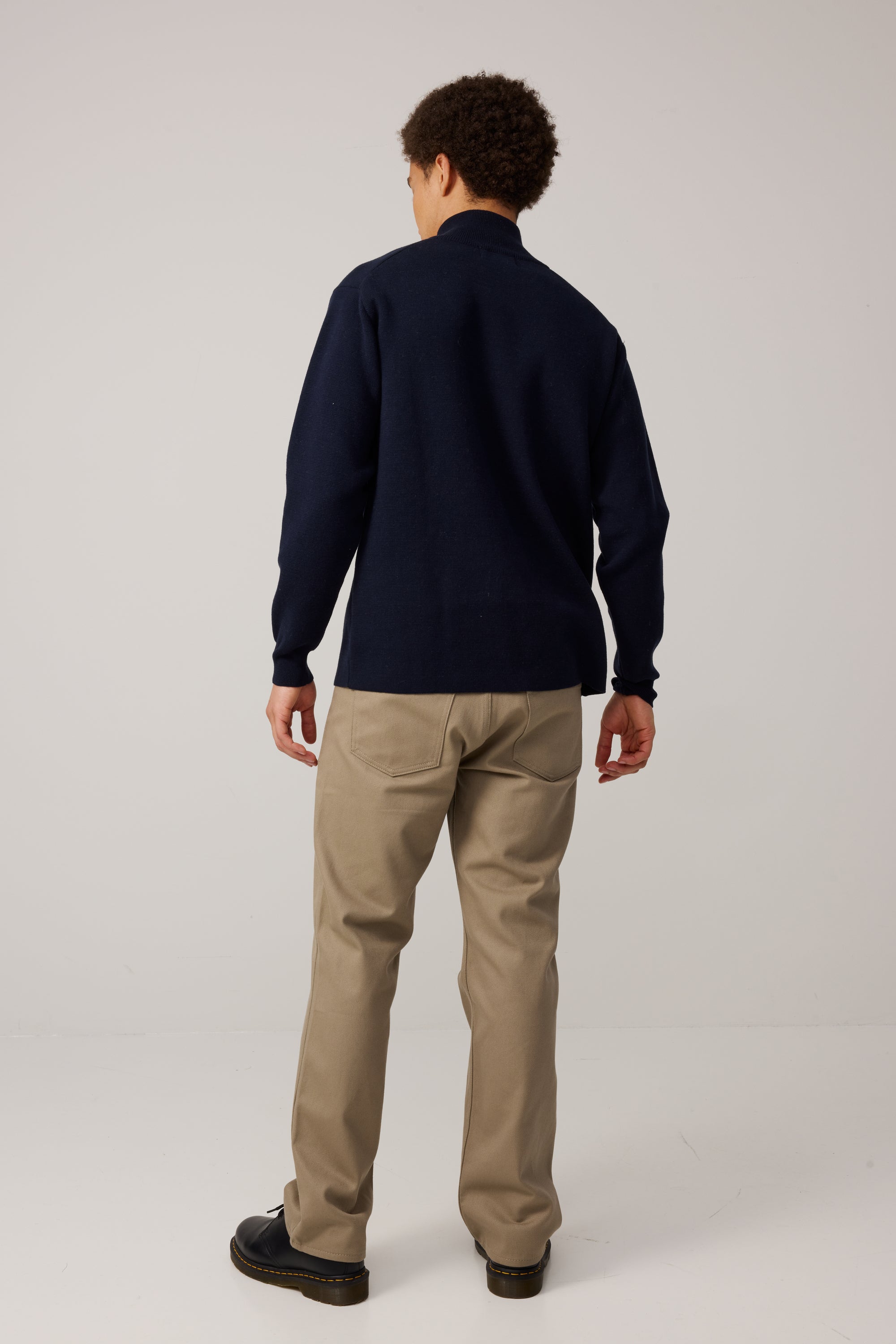 Coal Half Zip Knit