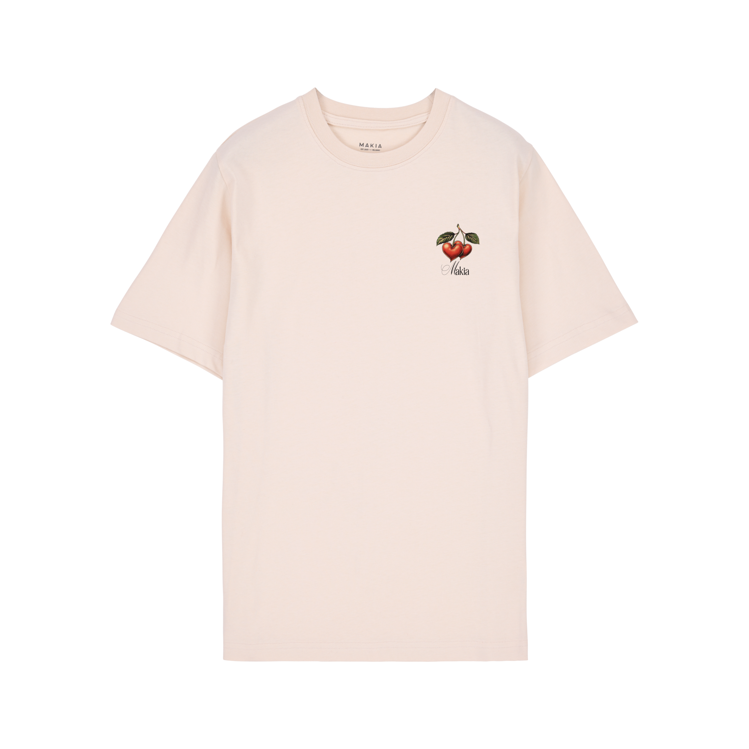 M21611_003_M; M21611_003_L; M21611_003_XXL; M21611_003_S; M21611_003_XL; Makia Cherryheart T-shirt  /  
