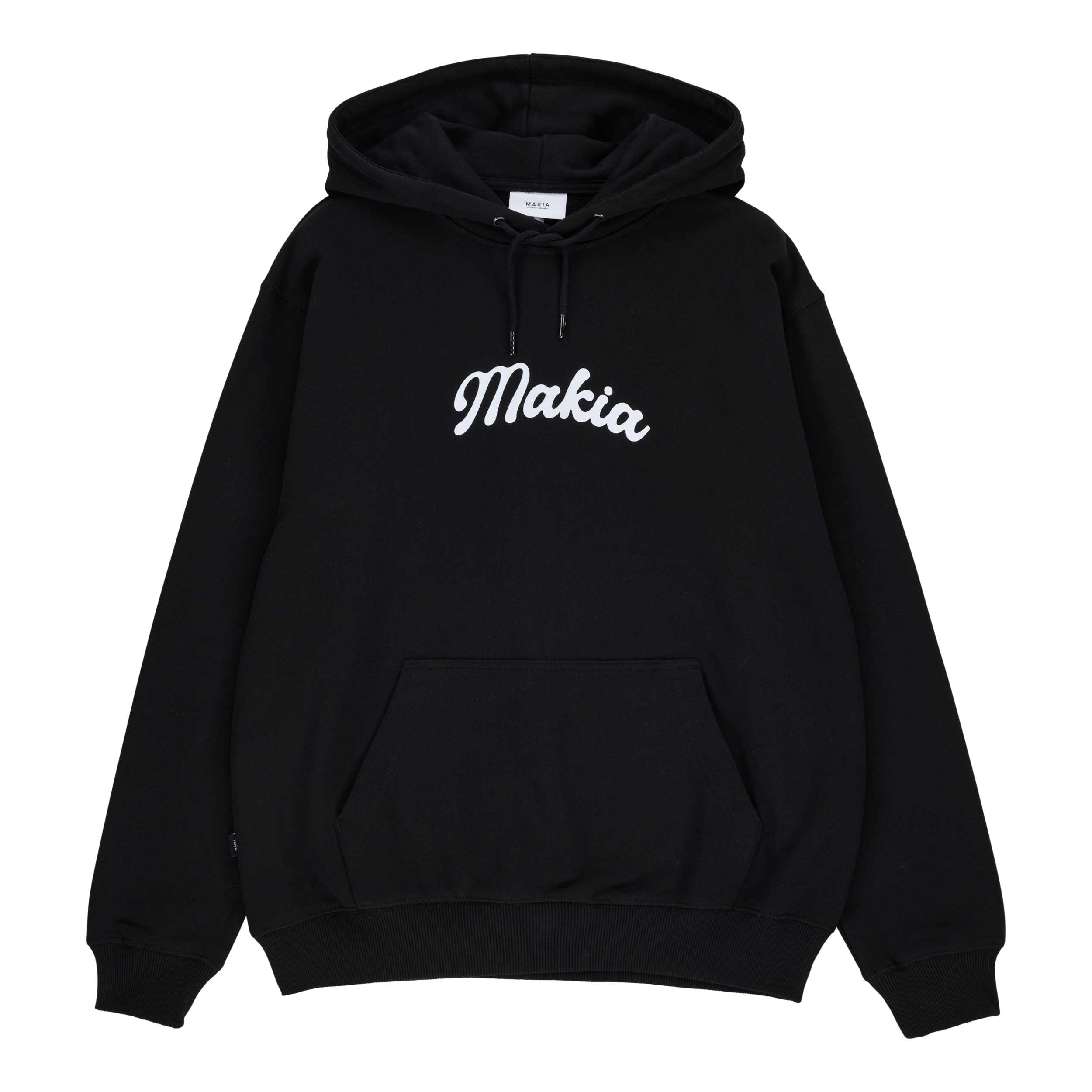 M40206_999_XXL; M40206_999_XL; M40206_999_L; M40206_999_S; M40206_999_M; Makia Label Hooded Sweatshirt  /  