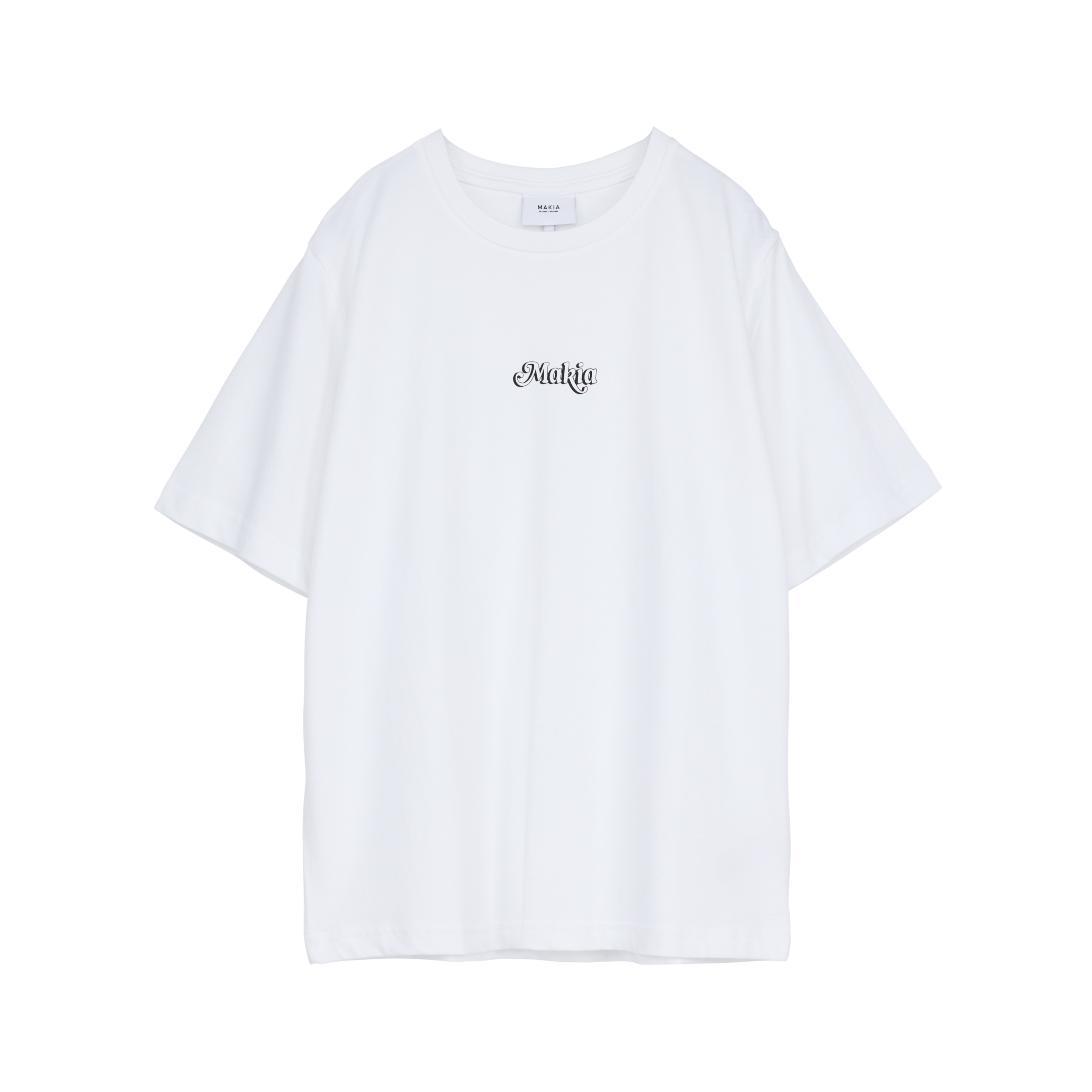 W24058_001_XXL; W24058_001_XS; W24058_001_XL; W24058_001_S; W24058_001_M; W24058_001_L; Makia Calligraphy T-shirt  /  