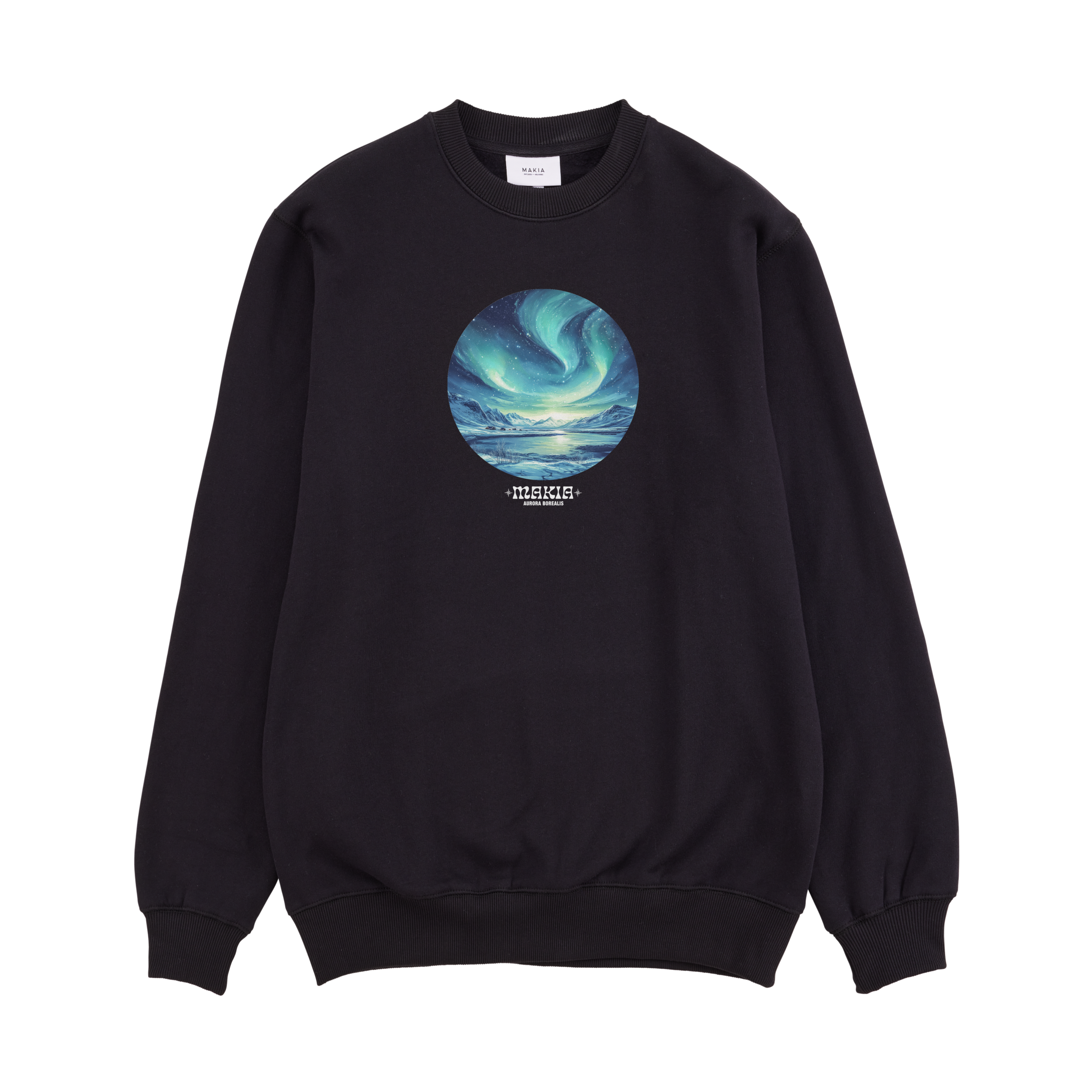 M41322_999_S; M41322_999_XL; M41322_999_XXL; M41322_999_L; M41322_999_M; Makia Halo Sweatshirt  /  